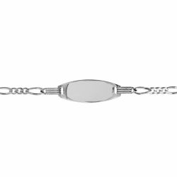 Bracelet argent identité