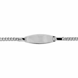 Bracelet argent identité