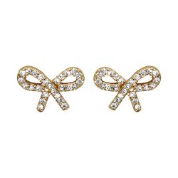 Boucles d'oreilles motif nœud