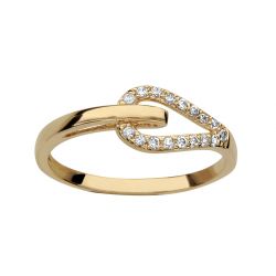 Bague Plaqué Or double...