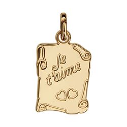 Pendentif parchemin "je...