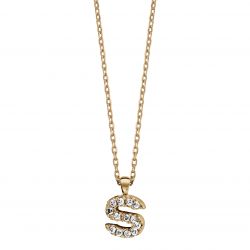 Collier initiale "S"