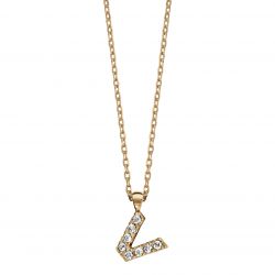 Collier initiale "V"