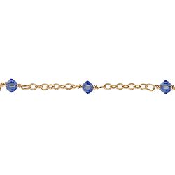 Bracelet pierres bleues