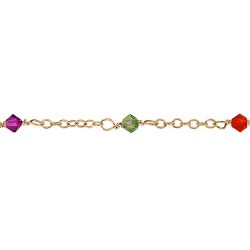 Bracelet pierres multicolores