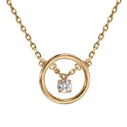 Collier bicolore cercle