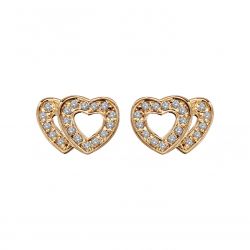 Boucles d'oreilles double...