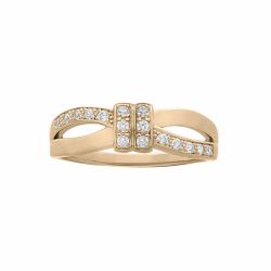 Bague Plaqué Or grande taille