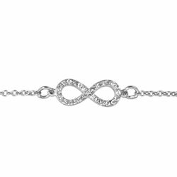 Bracelet argent forme huit...