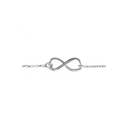 Bracelet argent motif infini